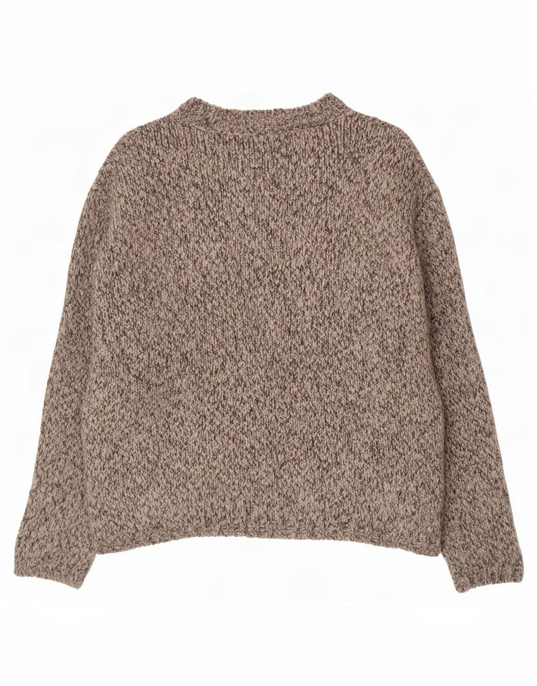 Marks & Spencer Damski sweter z dekoltem w łódkę UK 14 Średni szary nakrapiany