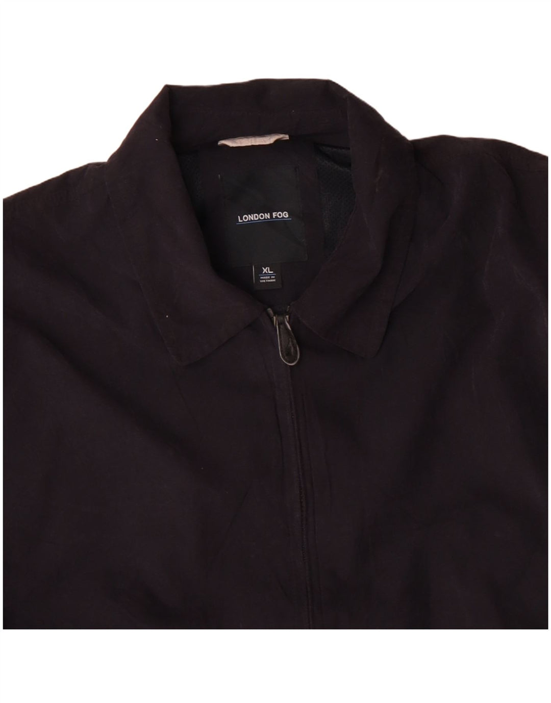 Męska kurtka bomber LONDON FOG UK 42 XL, granatowa, poliester