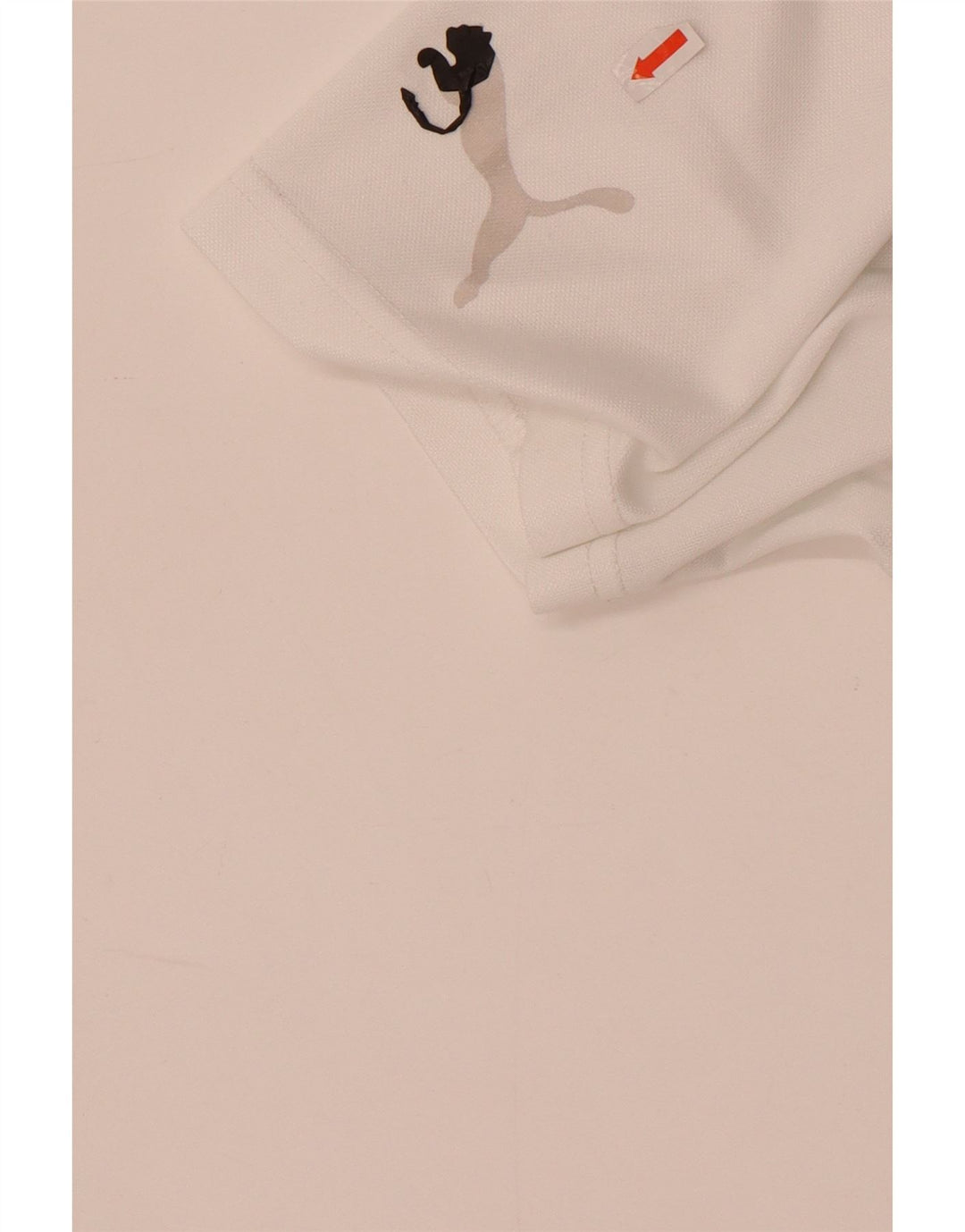 Męska koszulka z grafiką Puma Top, średni biały poliester