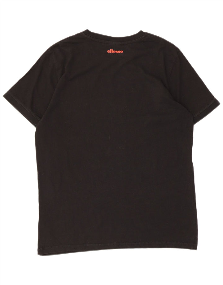 Damska koszulka graficzna Ellesse Top UK 14 Medium Black