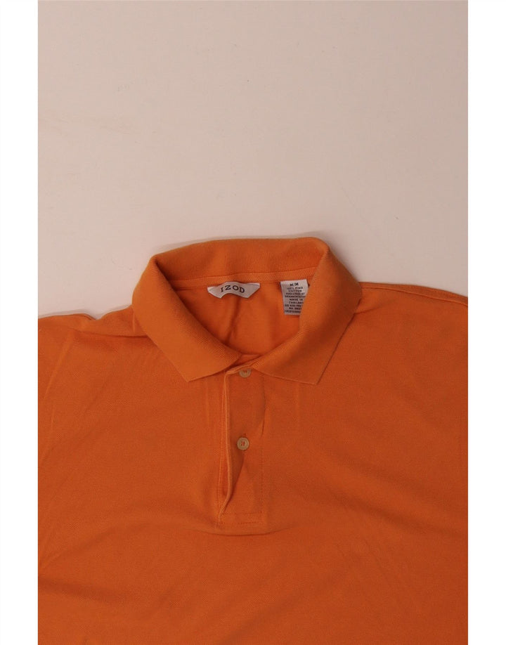 Męska koszulka polo IZOD, średnia, pomarańczowa, bawełniana