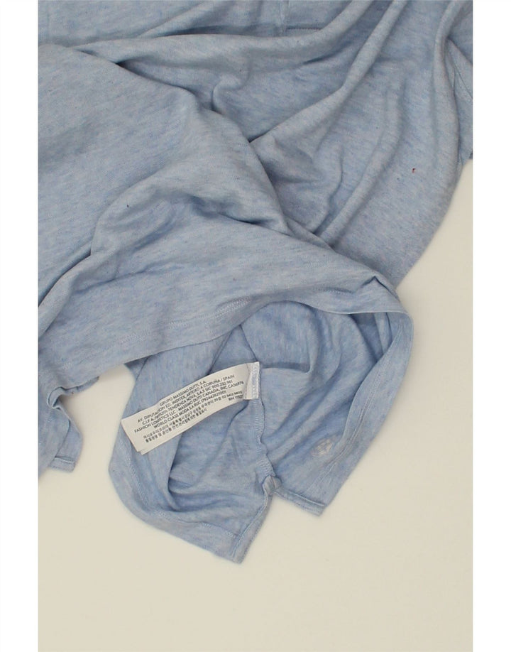 MASSIMO DUTTI Mens Polo Shirt Large Blue Flecked Cotton Vintage Massimo Dutti and Second-Hand Massimo Dutti from Messina Hembry 