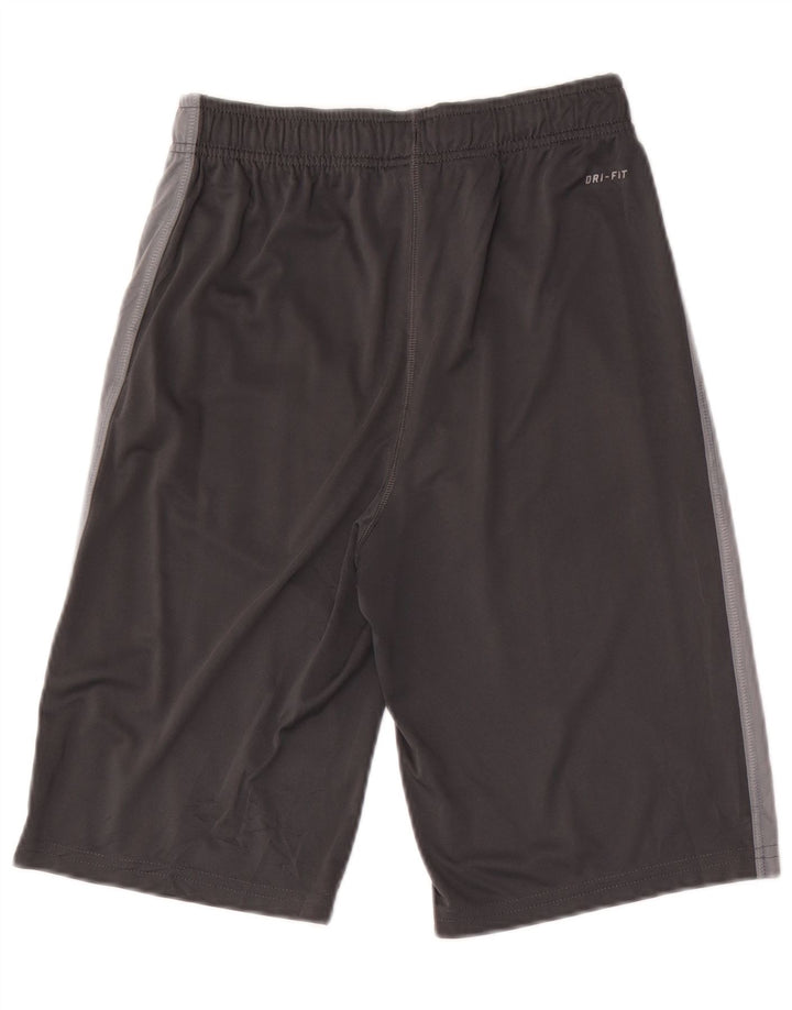 Męskie spodenki sportowe NIKE Dri Fit, duże, szare, z poliestru