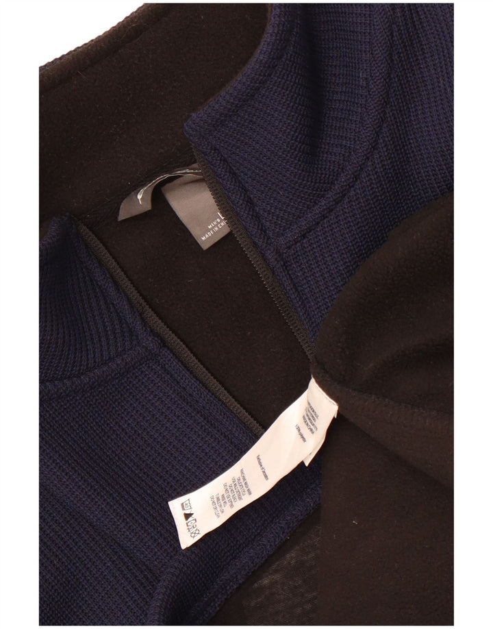 Męska kurtka dresowa Eddie Bauer, duży, granatowy, kolorowy poliester