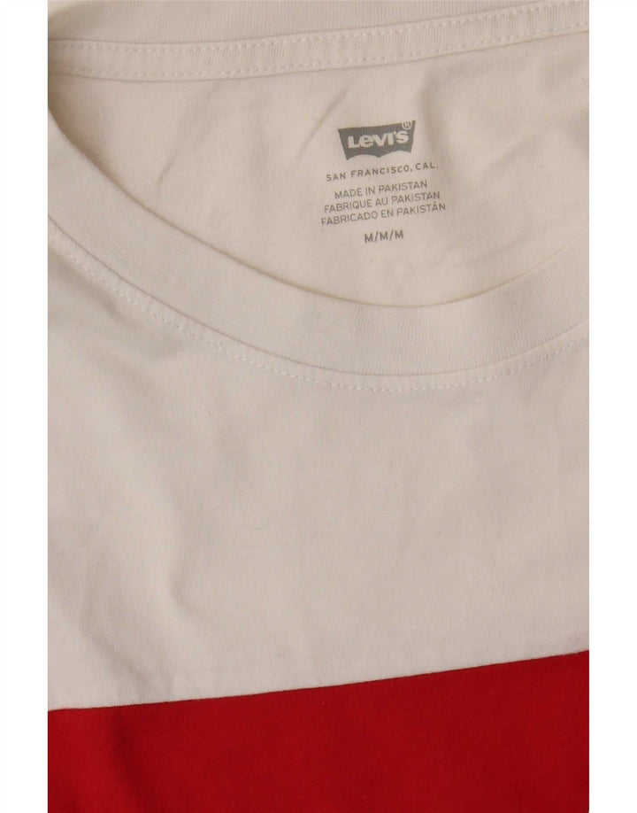 Damska koszulka z grafiką Levi's Top UK 14 w kolorze średniej bieli