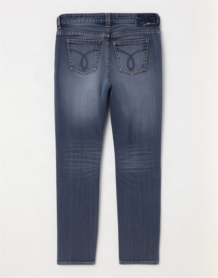 Damskie jeansy Calvin Klein W28 L28 Niebieskie