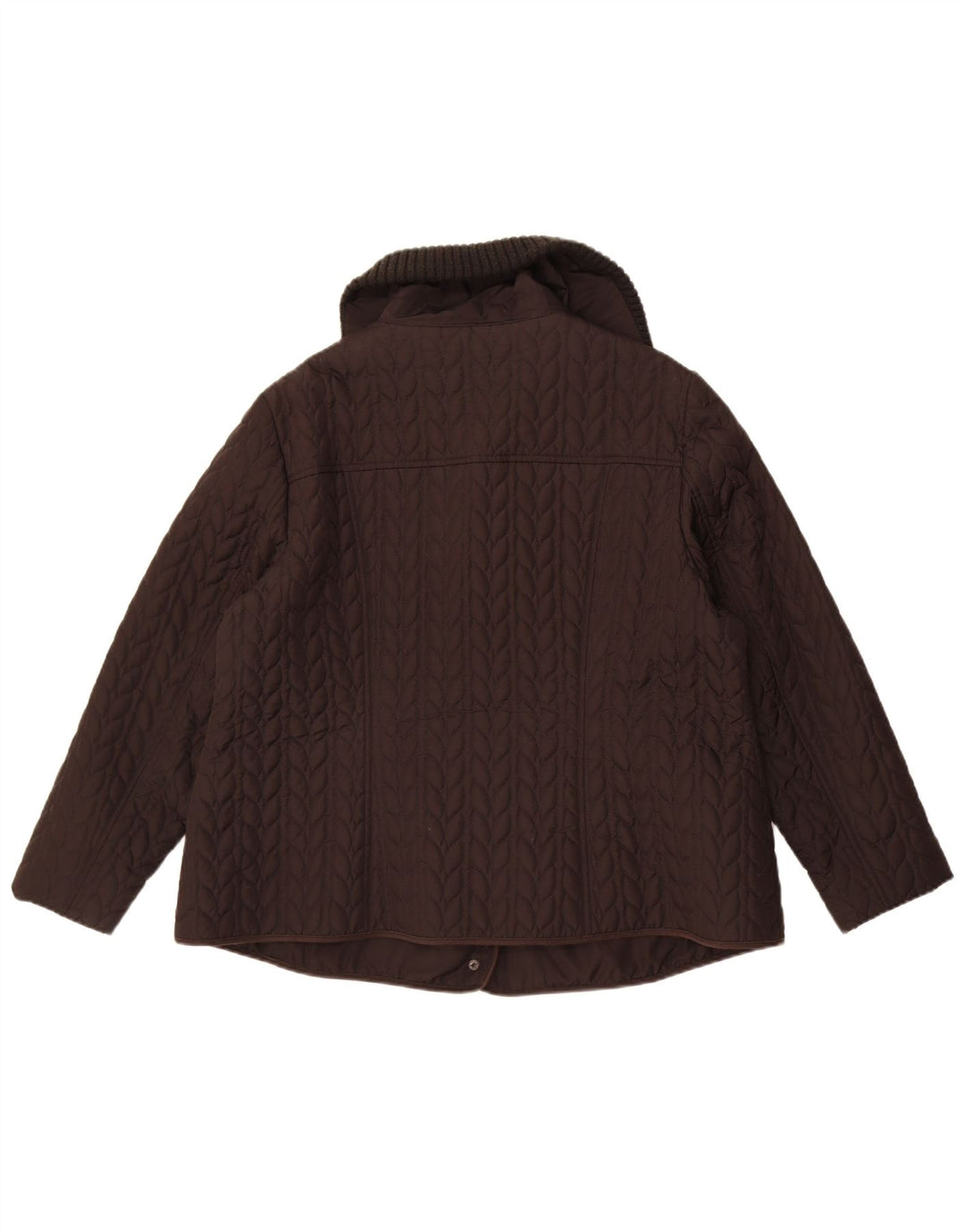 Damska pikowana kurtka Monsoon UK 22 3XL Czarny poliester