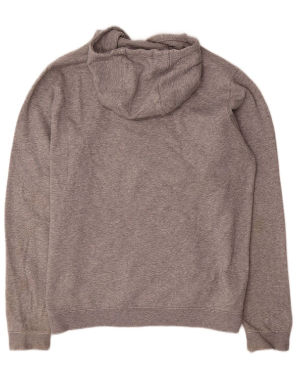 Męski sweter z kapturem Nike Graphic, średnioszary, bawełniany