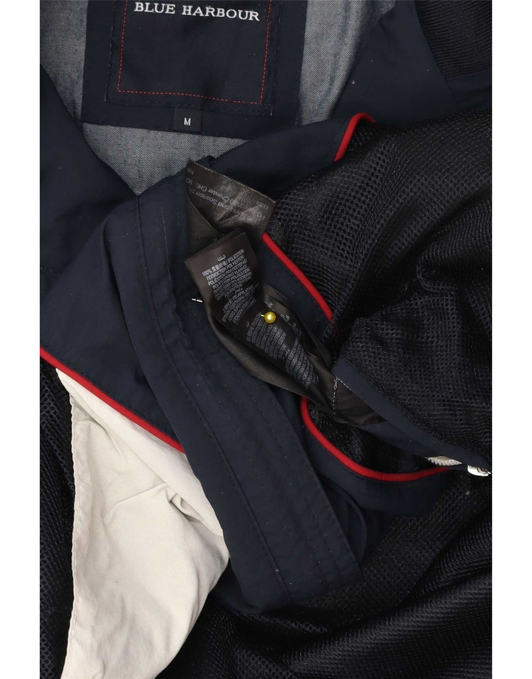 Marks & Spencer Męska niebieska kurtka bomber Harbor UK 38, średni granat