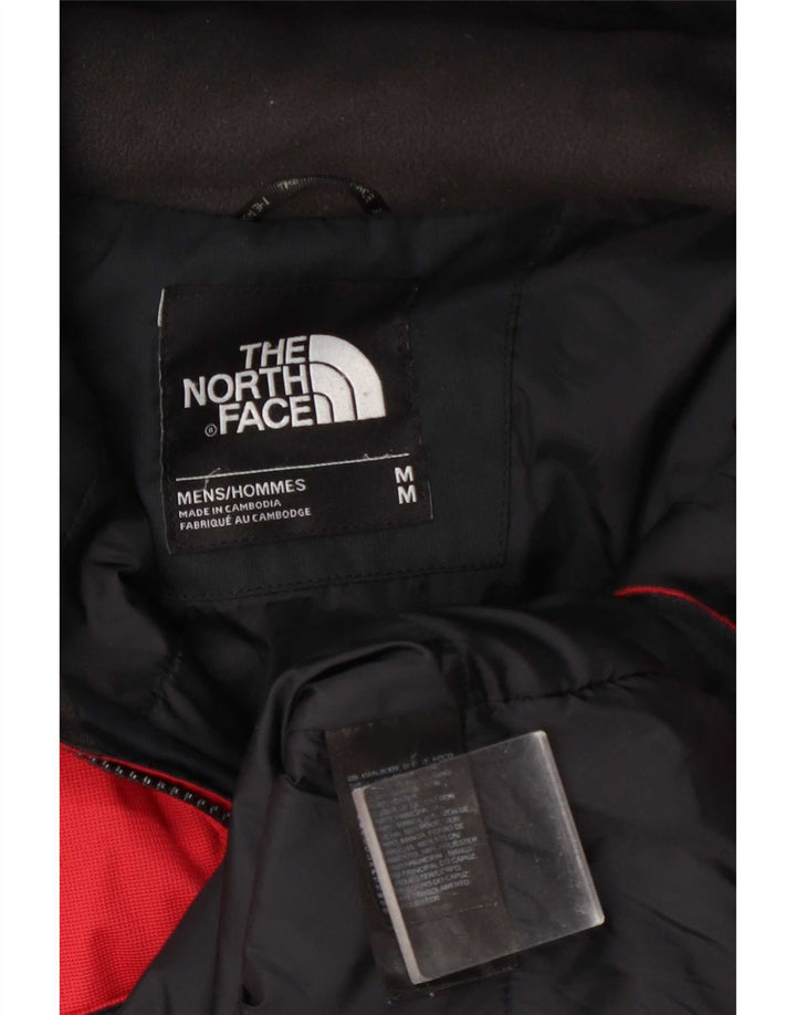 Męska kurtka wiatrówka z kapturem The North Face UK 38, średni czerwony poliester
