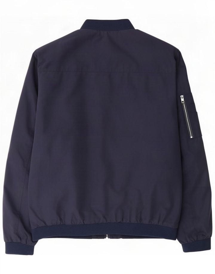 Jack & Jones Męska kurtka bomberka UK 40 duża granatowa poliester