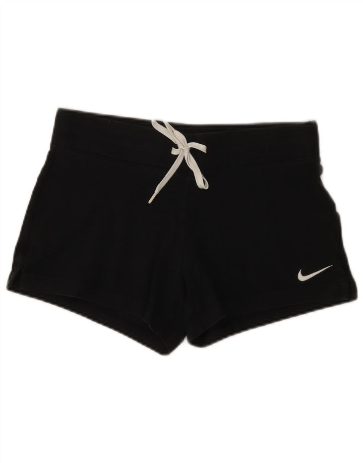 Damskie spodenki sportowe Nike UK 10, małe, czarne, bawełniane