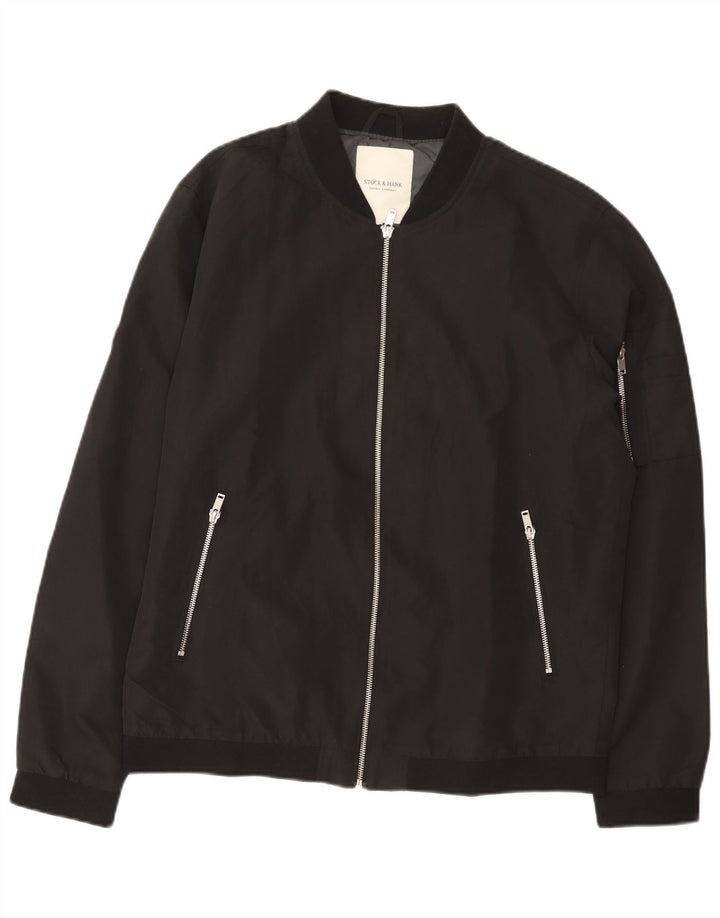 Męska kurtka bomberka Vintage UK 42 XL czarna