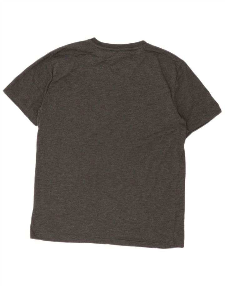 T-shirt męski Calvin Klein, średni szary poliester