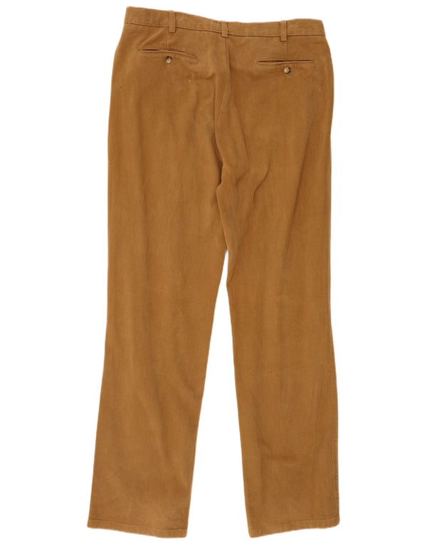 Męskie proste spodnie codzienne Trussardi IT 52 XL W38 L34 Brązowa bawełna