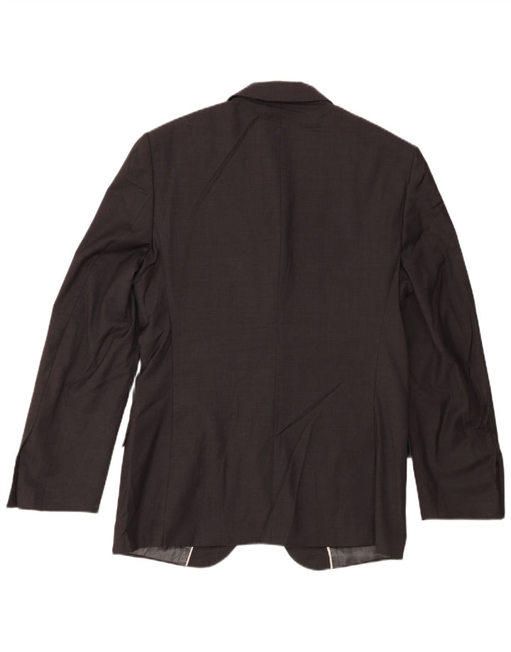 Marks & Spencer Męska marynarka zapinana na 2 guziki UK 38 Średnioszara Nowa Wełna