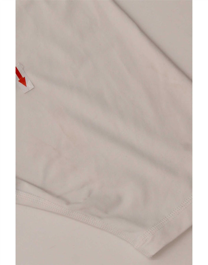 Męska koszulka z grafiką Quiksilver Top 2XL Biały nylon