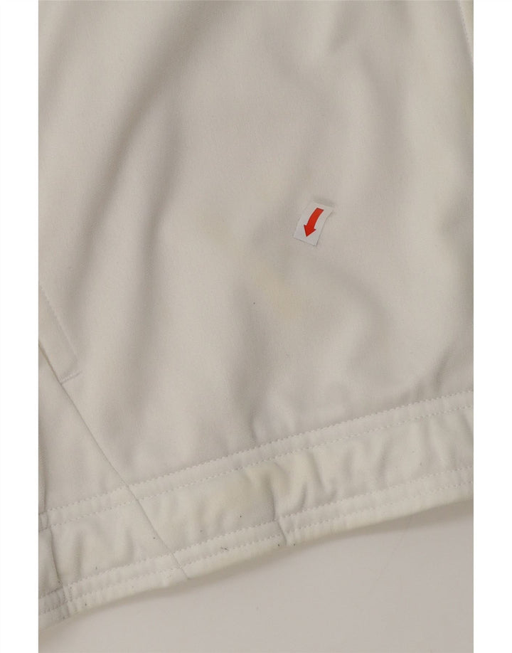 Męska kurtka dresowa Puma z grafiką XL, biały, poliester z blokami kolorów