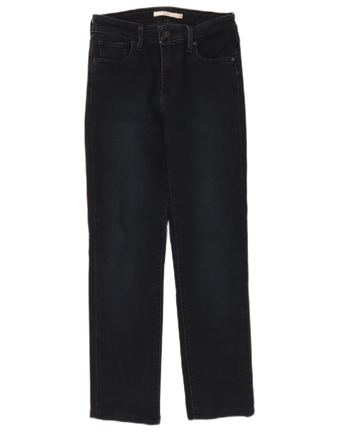 Damskie jeansy Levi's 712 Slim W26 L27 Granatowa bawełna