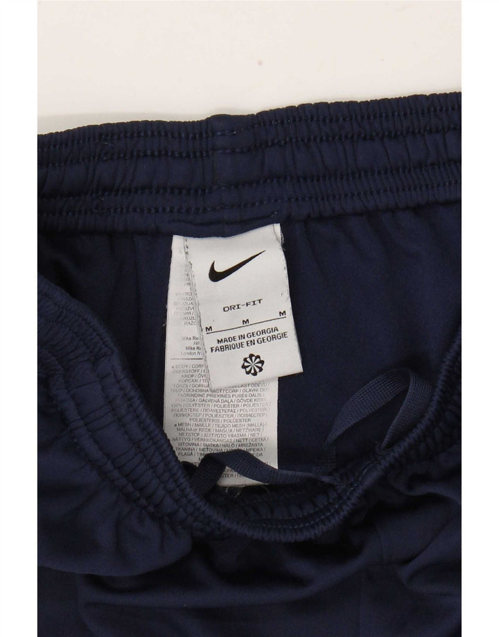 Męskie spodnie dresowe Nike Dri Fit, średni granatowy poliester