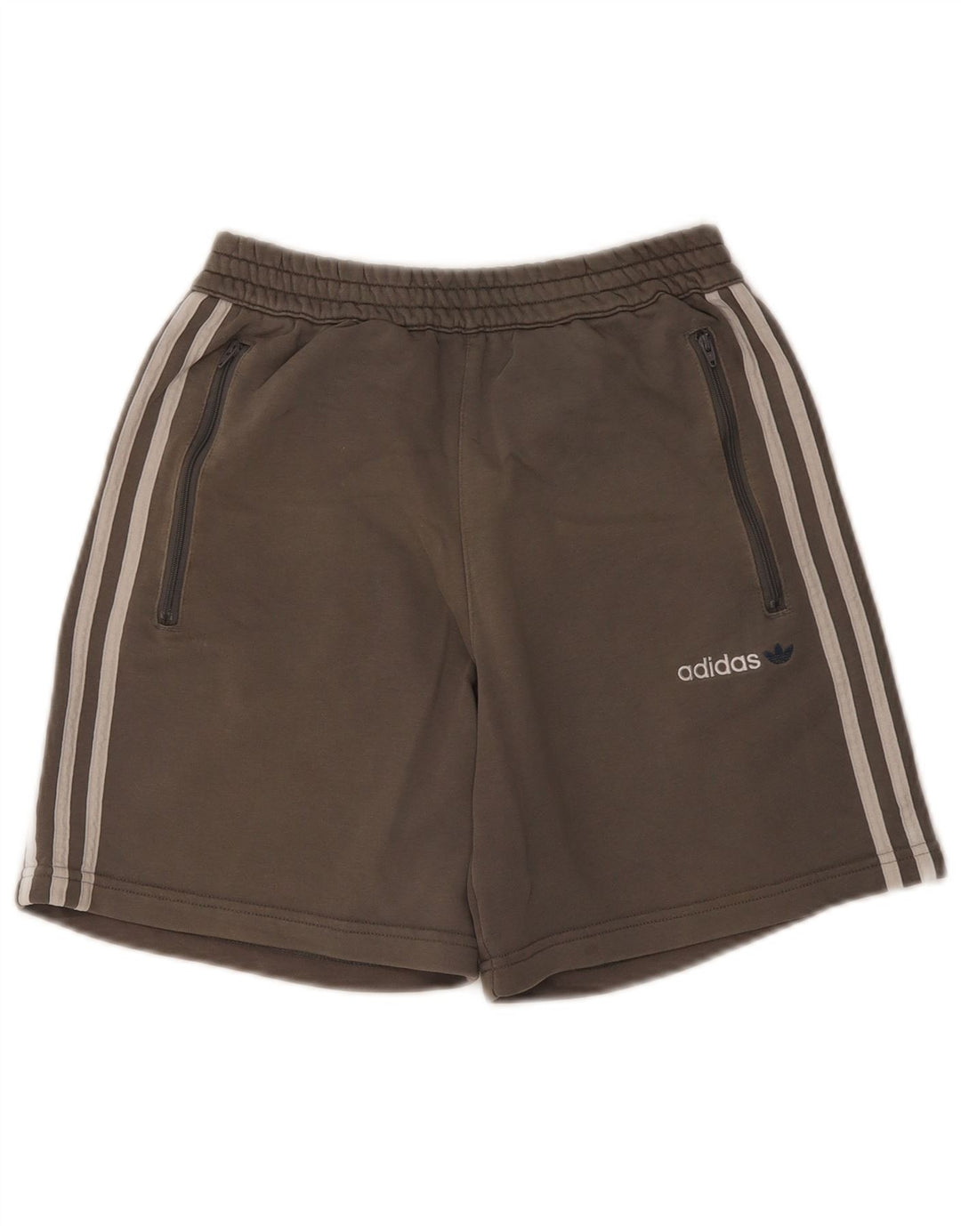 Męskie spodenki sportowe Adidas, małe, szare, bawełniane