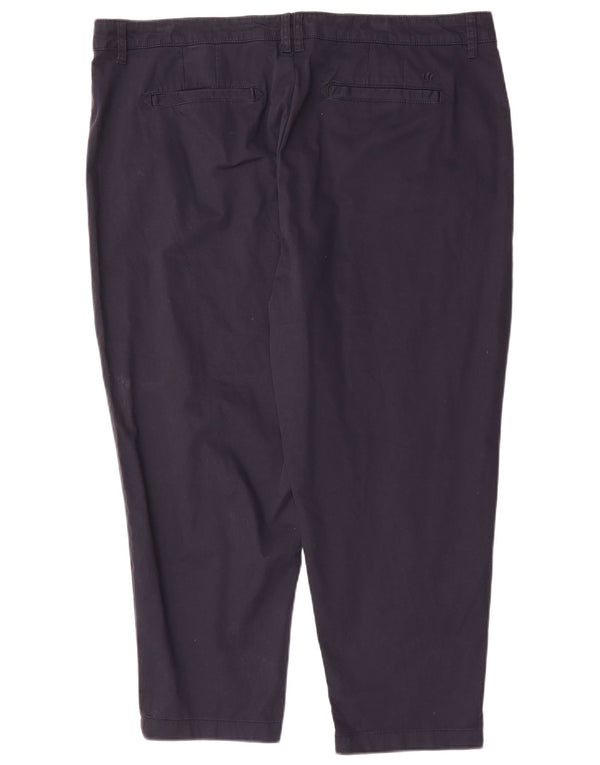 Spodnie Chino damskie FAT FACE Rye z wysokim stanem UK 20 2XL W40 L25 Granatowe