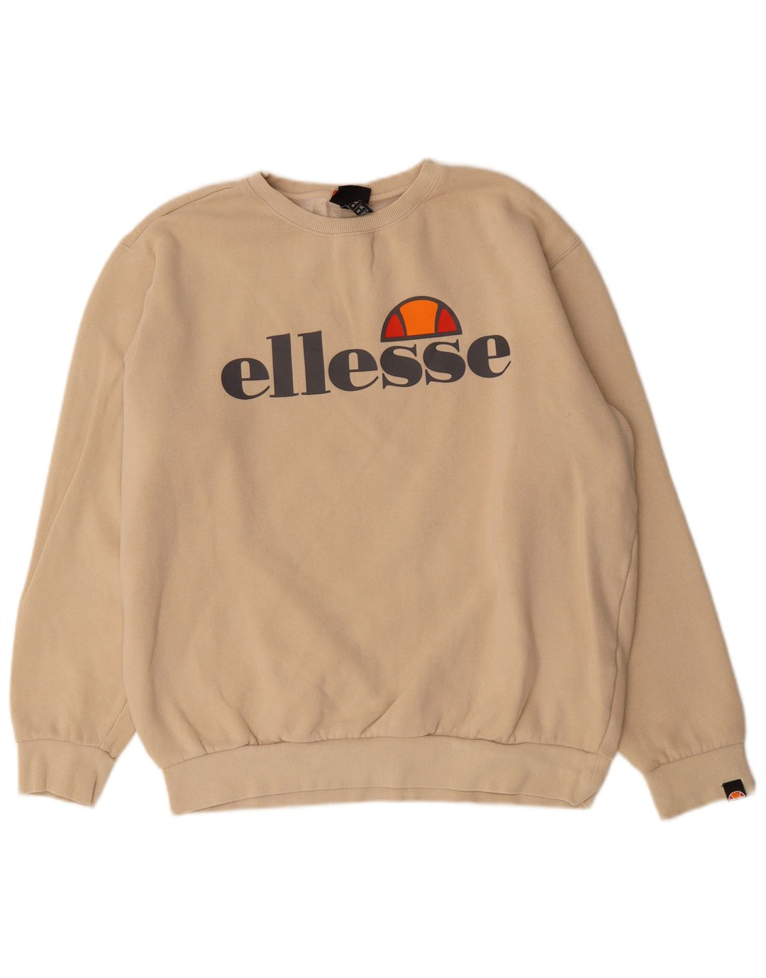 Męska bluza z grafiką Ellesse XL, beżowa, bawełniana
