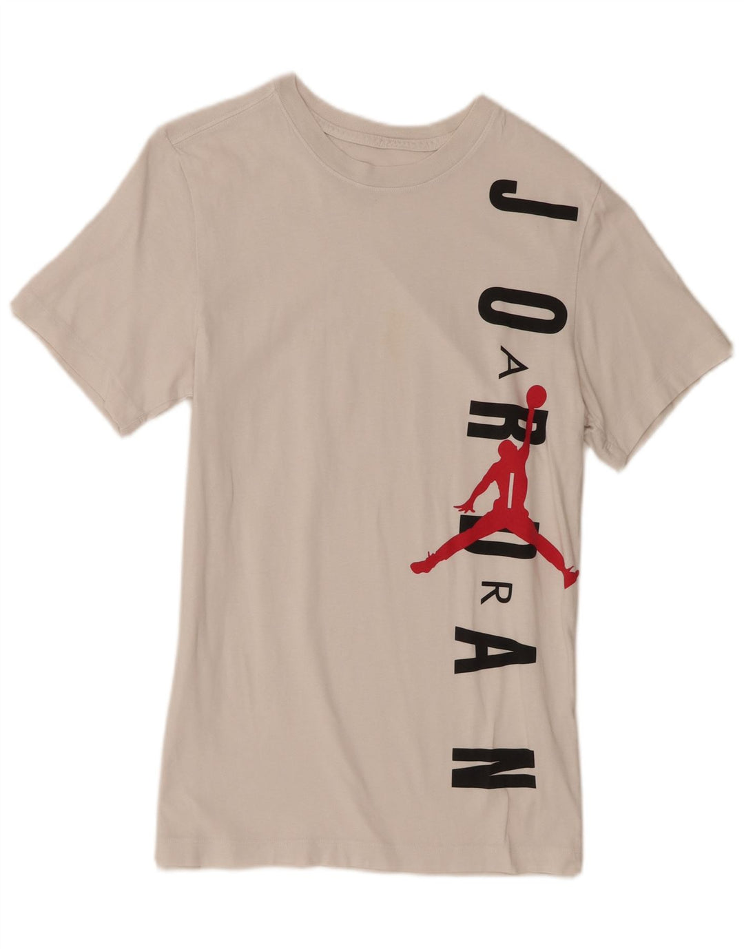 Męski T-shirt z grafiką Jordan, mały, biały, bawełniany
