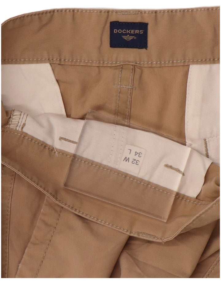 Męskie proste spodnie chino DOCKERS W32 L29 beżowe