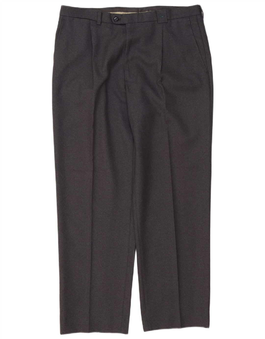 Męskie spodnie garniturowe Burberry IT 46 Small W34 L30 Szary poliester