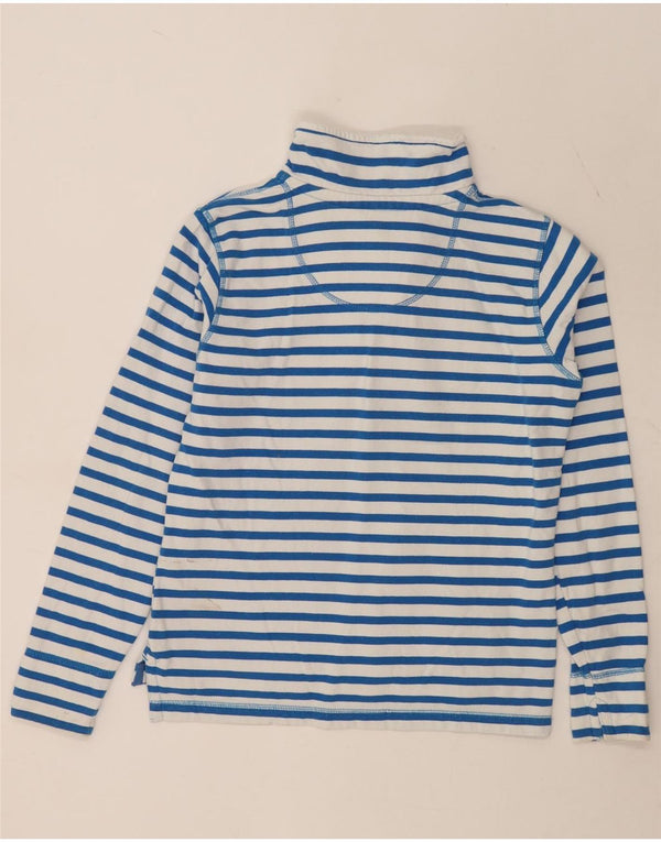 Crew Clothing Damska bluza z zamkiem błyskawicznym, UK 10, małe, białe paski
