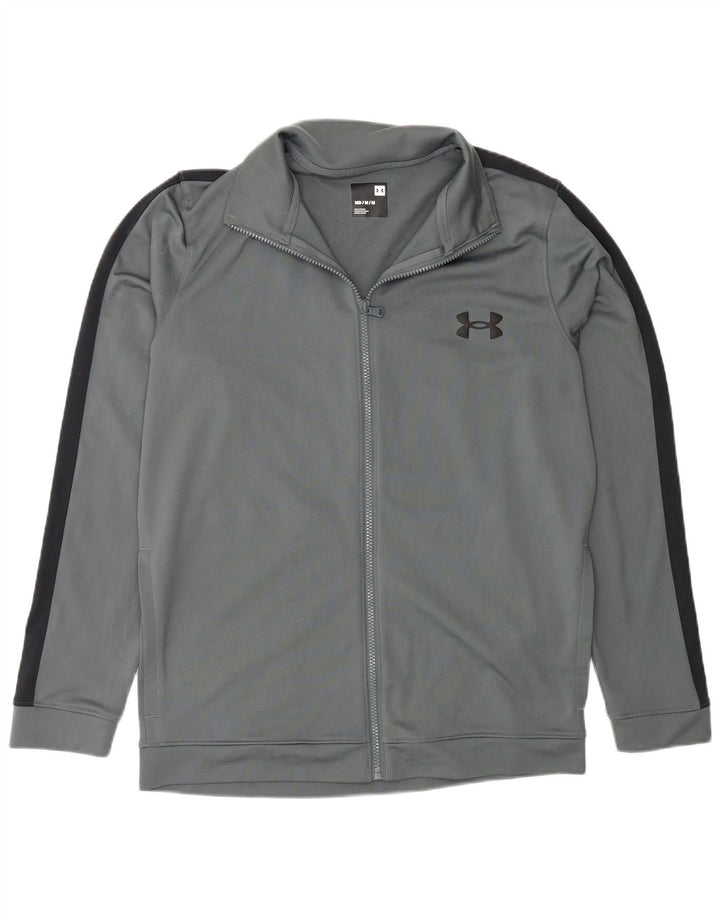 Męska kurtka dresowa Under Armour o regularnym kroju, w kolorze średnioszarym