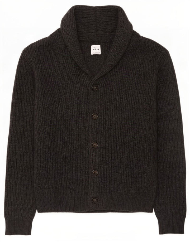 Męski sweter Zara, duży, szary