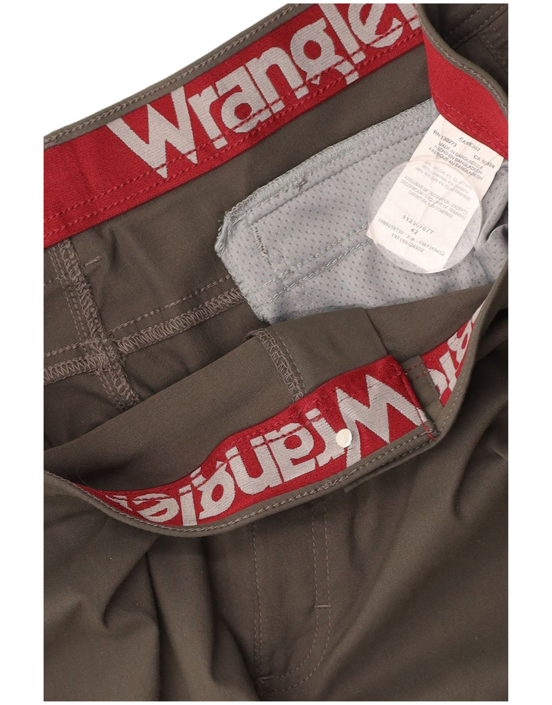 Męskie spodenki cargo WRANGLER W42 2XL, nylon khaki