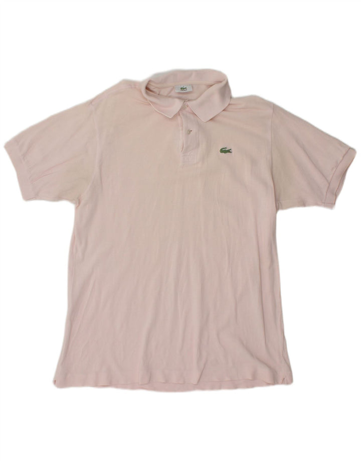 Męska koszulka polo LACOSTE, rozmiar 5, duża, różowa