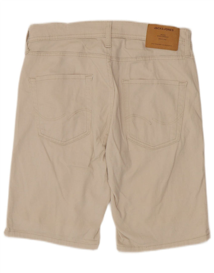 Męskie spodenki na co dzień Jack & Jones Regular, małe W29, beżowa bawełna