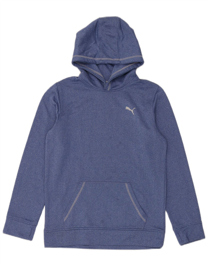 Chłopięcy sweter z kapturem Puma 15-16 lat XL Niebieski poliester