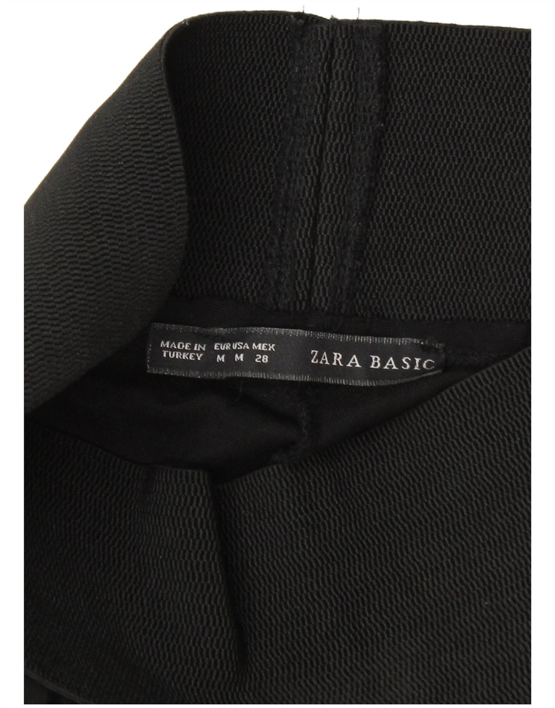 Legginsy damskie Zara UK 12, średni czarny nadruk zwierzęcy