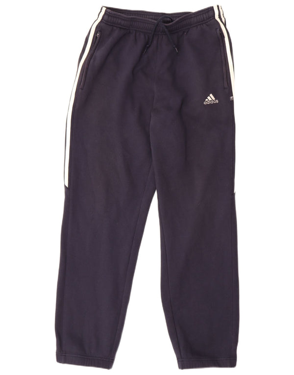 Adidas Męskie Spodnie Dresowe Joggery Średnie Granatowe Bawełniane Sportowe