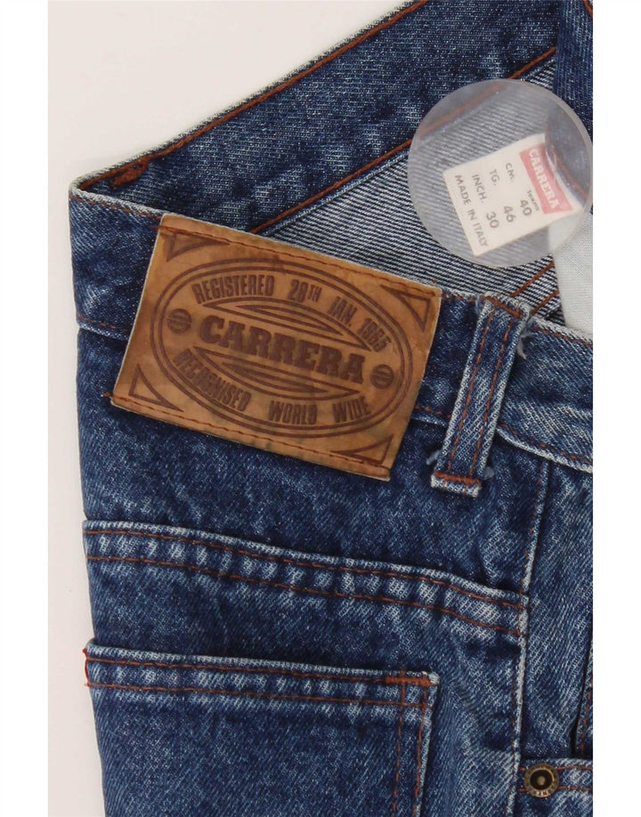 Damskie jeansy Carrera Cropped W30 L25 Niebieskie bawełniane
