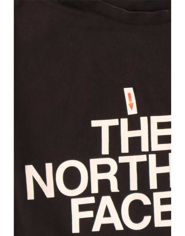Męski T-shirt z grafiką The North Face, bawełniany, średni czarny