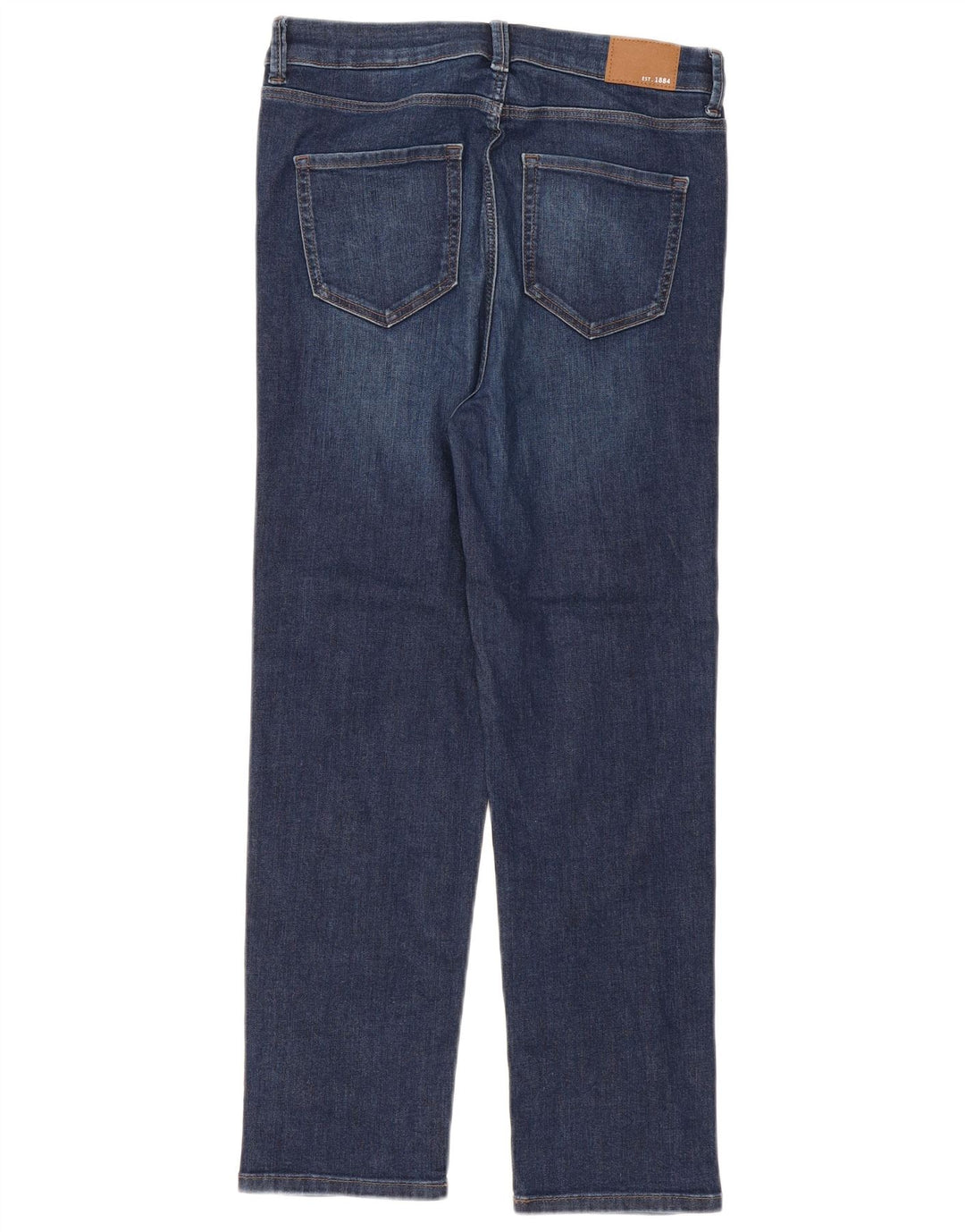 Marks & Spencer Damskie The Harper Straight Jeans UK 12 Medium W30 L27 Niebieskie