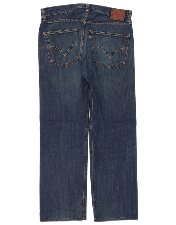 Damskie jeansy Levi's 501 Straight W34 L30 Niebieskie bawełniane