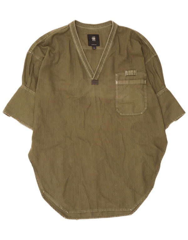 Damska tunika oversize G-Star UK 10, mała, bawełniana khaki