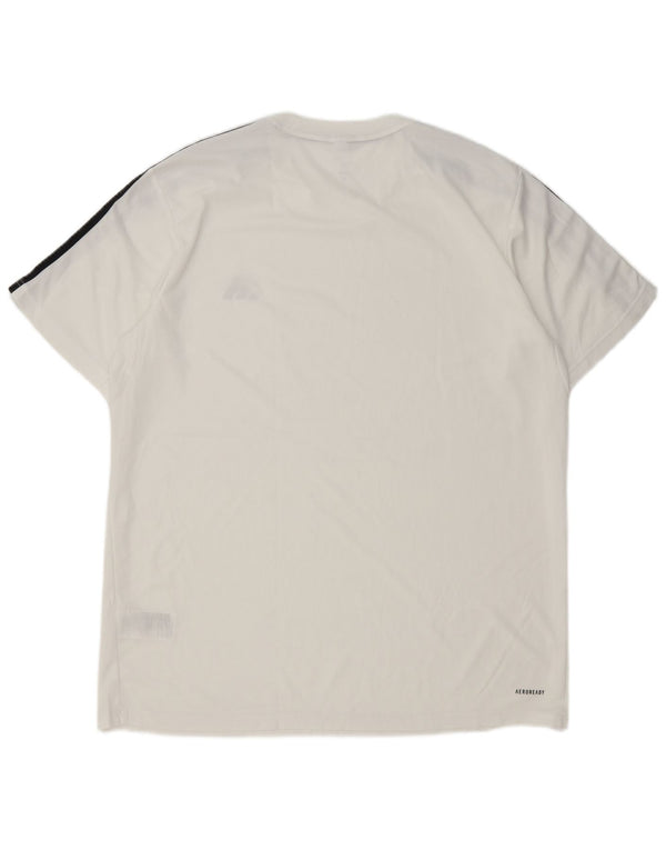 Adidas Męski T-shirt Aeroready Top XL Biały Poliester