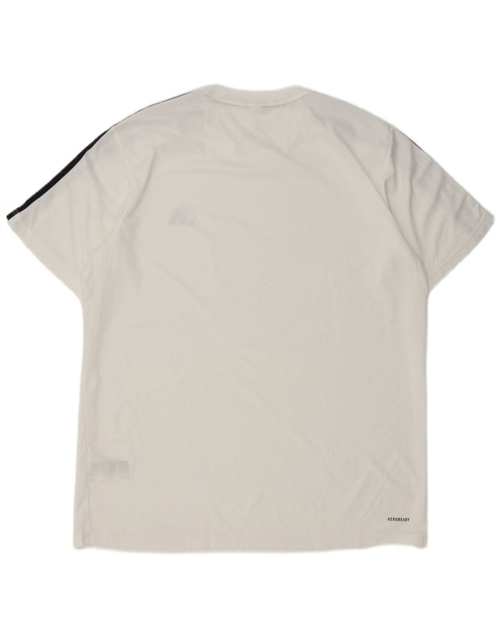 Adidas Męski T-shirt Aeroready Top XL Biały Poliester