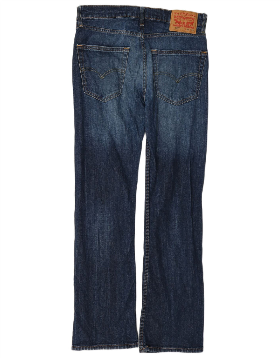 Męskie jeansy Levi's 527 Bootcut W30 L32 Niebieska bawełna