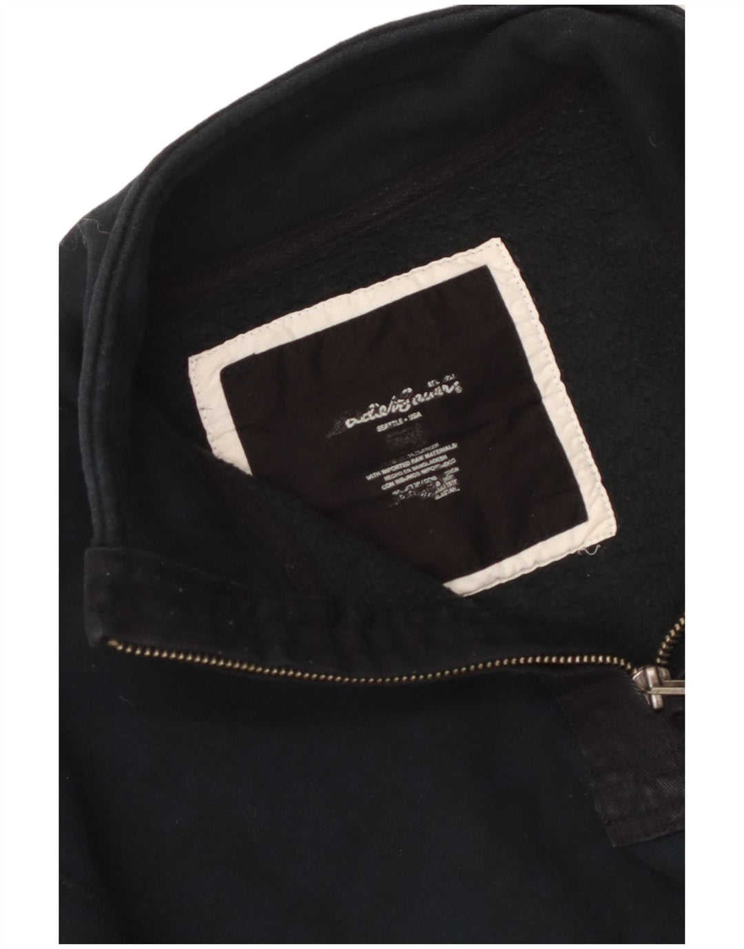 Damska bluza z kapturem i zamkiem Eddie Bauer UK 14, średni granat