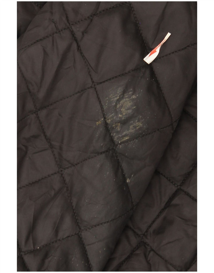 Męska pikowana kurtka Barbour UK 44 2XL Czarny poliamid