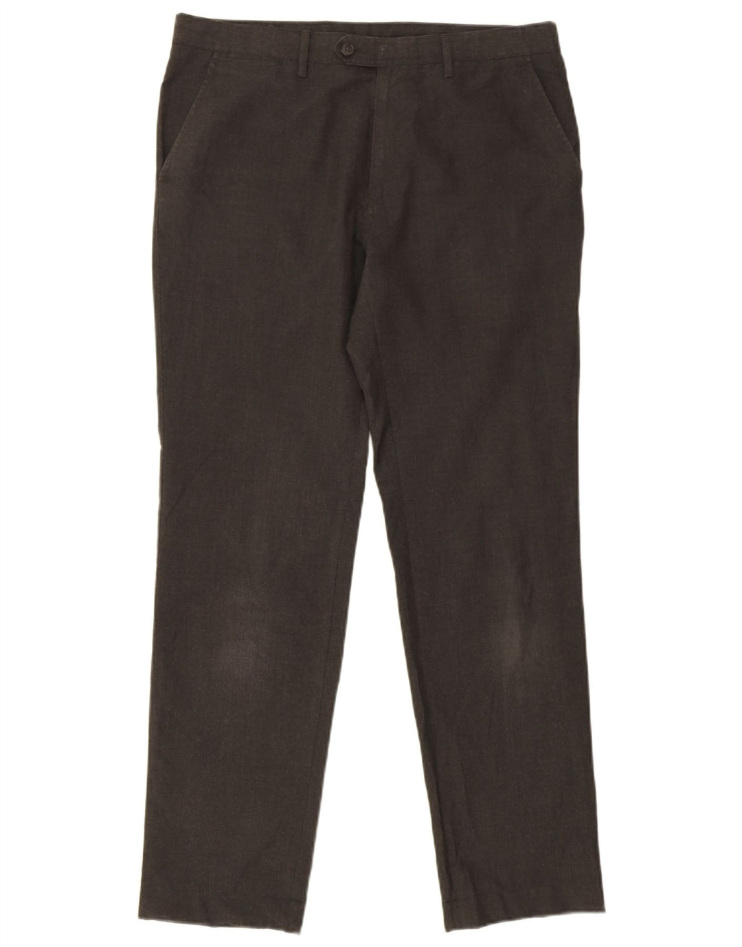 Męskie spodnie chino Marks & Spencer Slim Fit W34 L31 Szare pepitkę